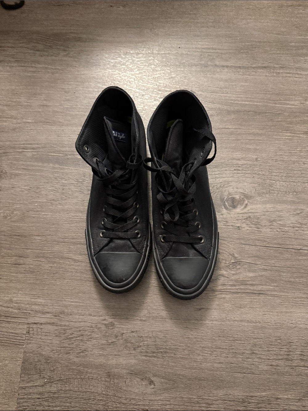 Converse Black High-Top Canvas Sneakers